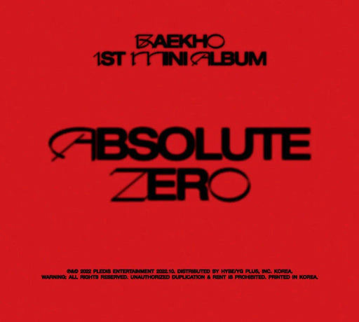 BAEKHO - ABSOLUTE (1ST MINI ALBUM) Nolae Kpop
