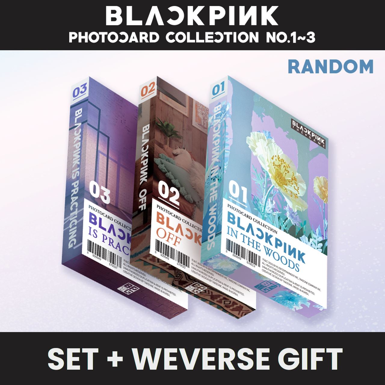 BLACKPINK - THE GAME PHOTOCARD COLLECTION SET + Weverse Gift Nolae Kpop