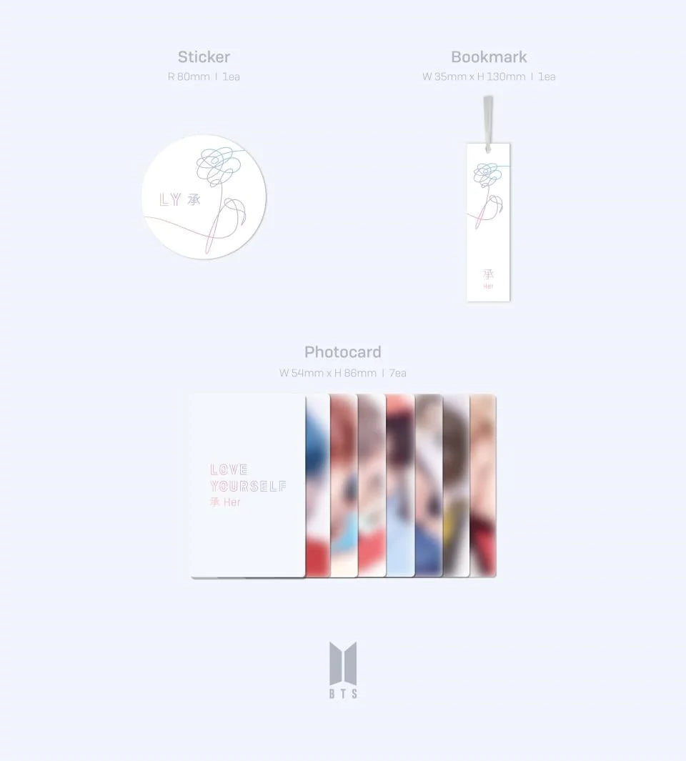 BTS - LOVE YOURSELF 承 HER VINYL LP Nolae Kpop