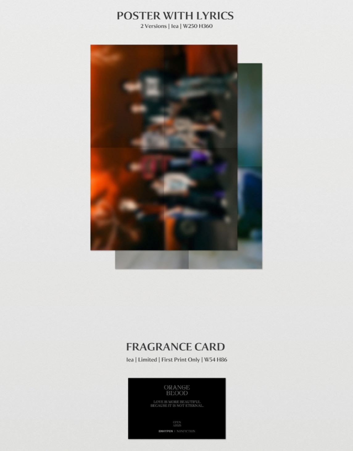 ENHYPEN - ORANGE BLOOD (5TH MINI ALBUM) STANDARD VER. + BDM Photocard Nolae Kpop