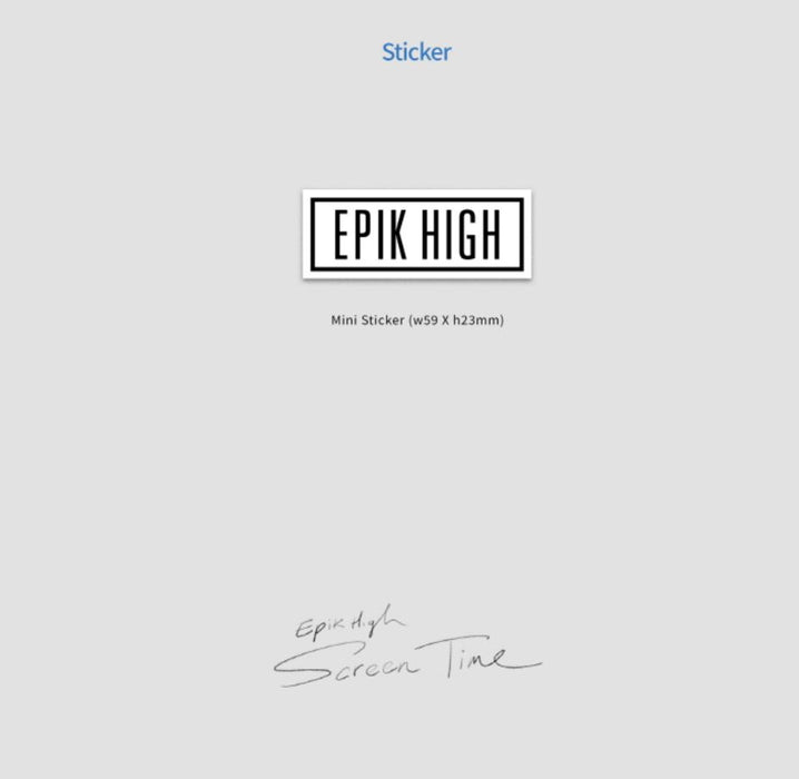 EPIK HIGH - SCREEN TIME Nolae Kpop