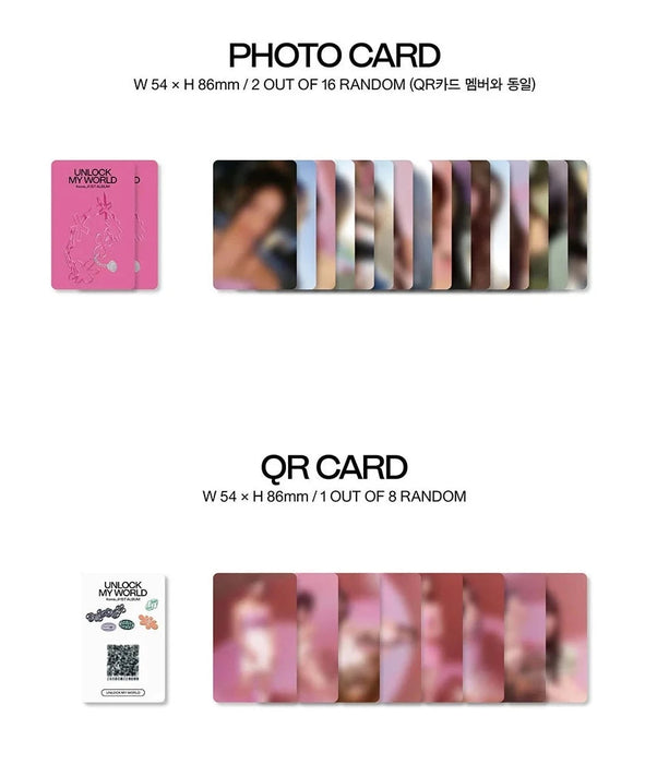 FROMIS_9 - UNLOCK MY WORLD (WEVERSE ALBUMS VER.) Nolae Kpop