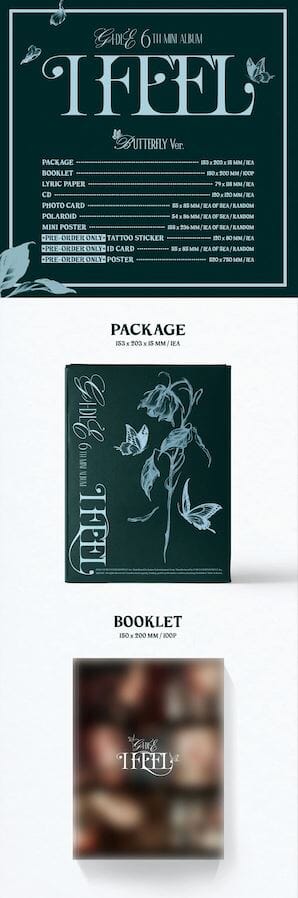 (G)I-DLE - I FEEL (6th Mini Album) + WeVerse Gift Nolae Kpop