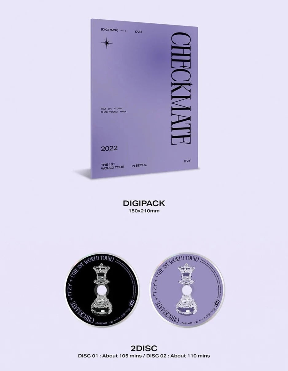 ITZY - 2022 ITZY 1ST WORLD TOUR - CHECKMATE IN SEOUL (DVD) Nolae Kpop