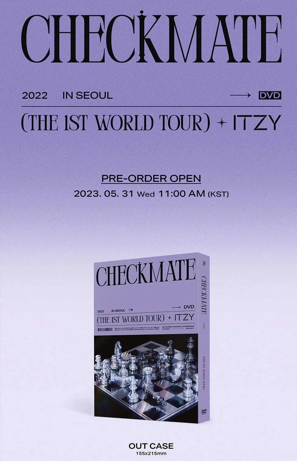 ITZY - 2022 ITZY 1ST WORLD TOUR - CHECKMATE IN SEOUL (DVD) Nolae Kpop