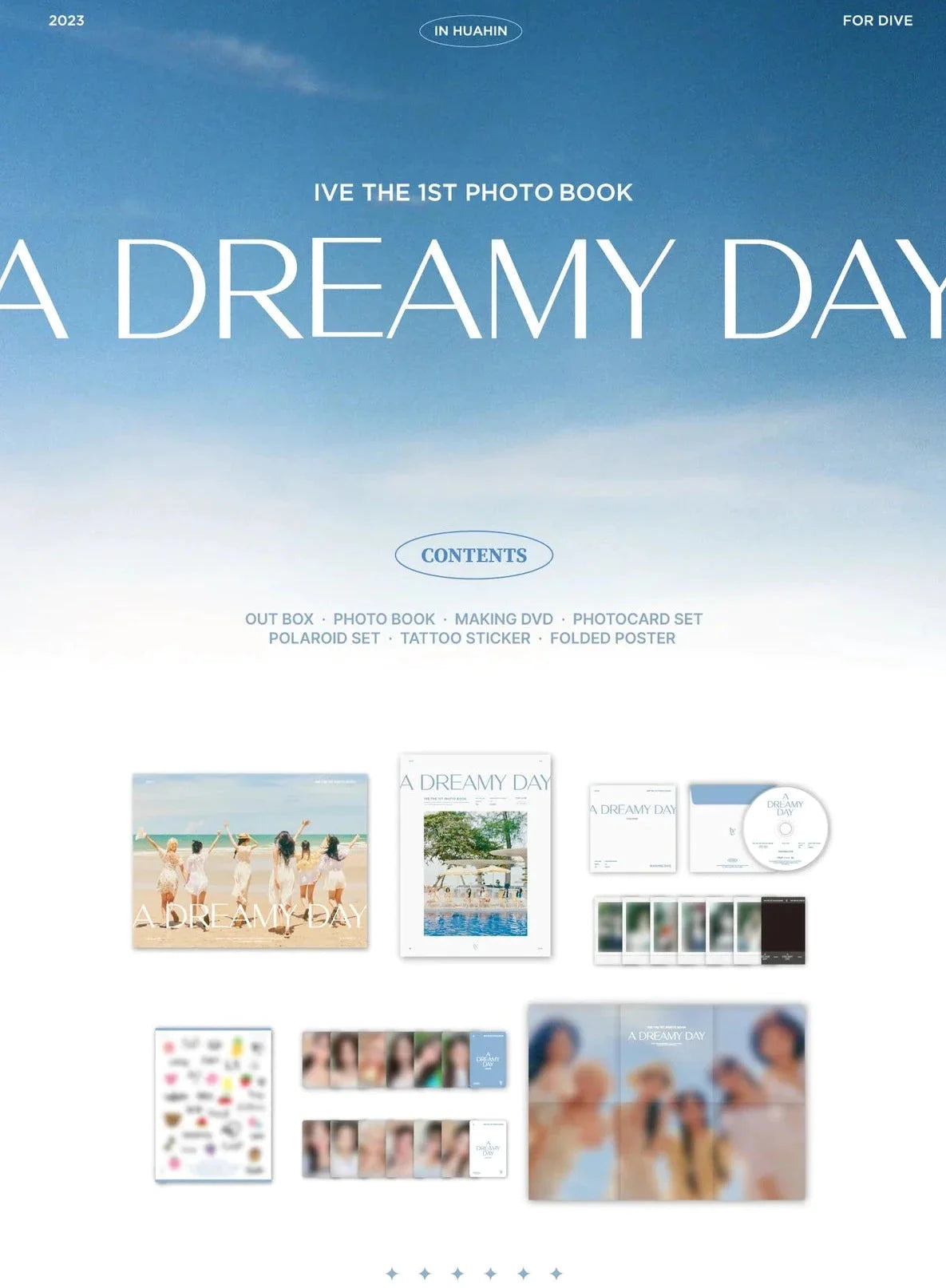 IVE - THE 1ST PHOTOBOOK (A DREAMY DAY) + Withmuu Photocard Nolae Kpop