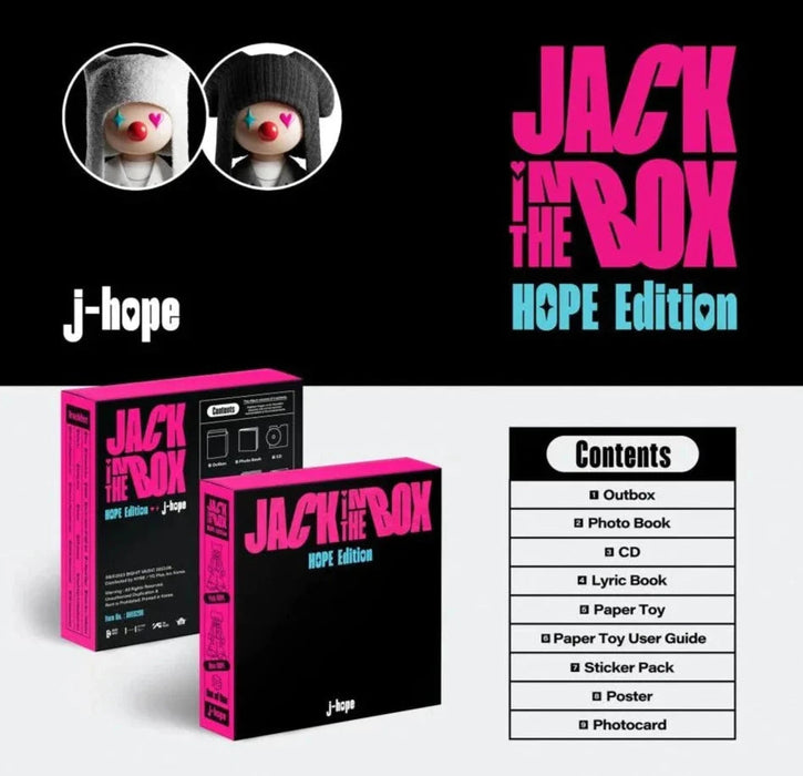 j-hope - Jack In The Box (HOPE Edition) + Weverse Gift Nolae Kpop