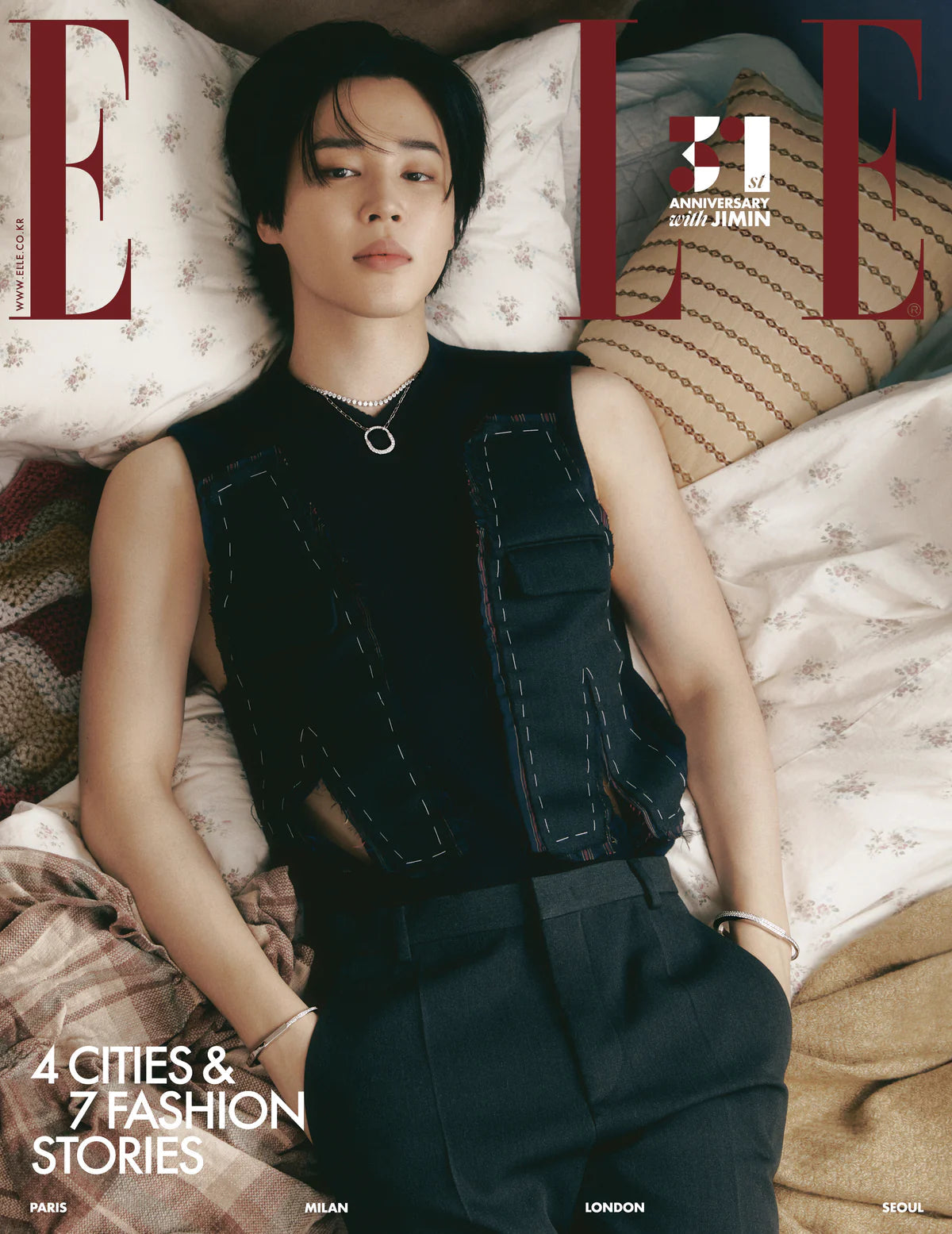 JIMIN (BTS) - ELLE MAGAZINE (2023 NOVEMBER ISSUE) Nolae Kpop