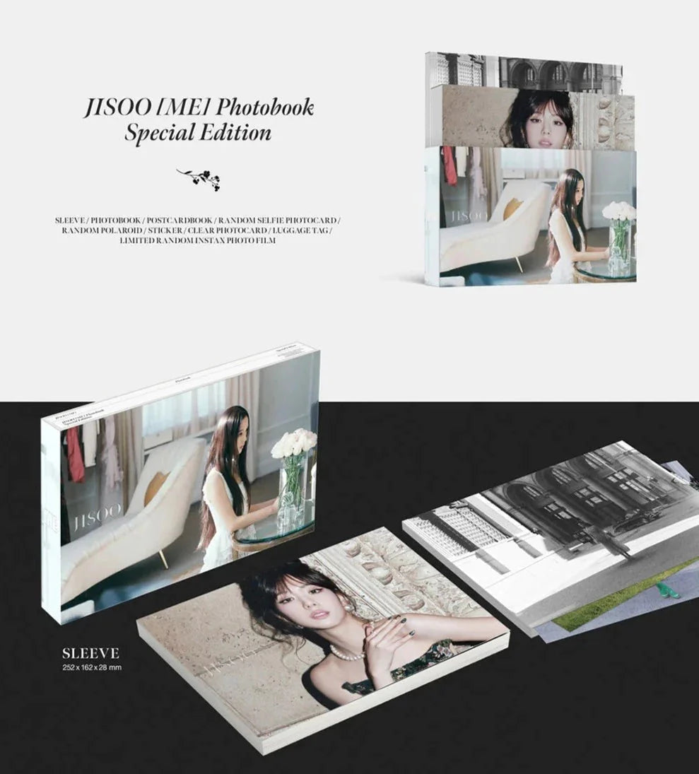 JISOO (BLACKPINK) - ME (PHOTOBOOK SPECIAL EDITION) + Weverse Gift/ YG POB Nolae Kpop