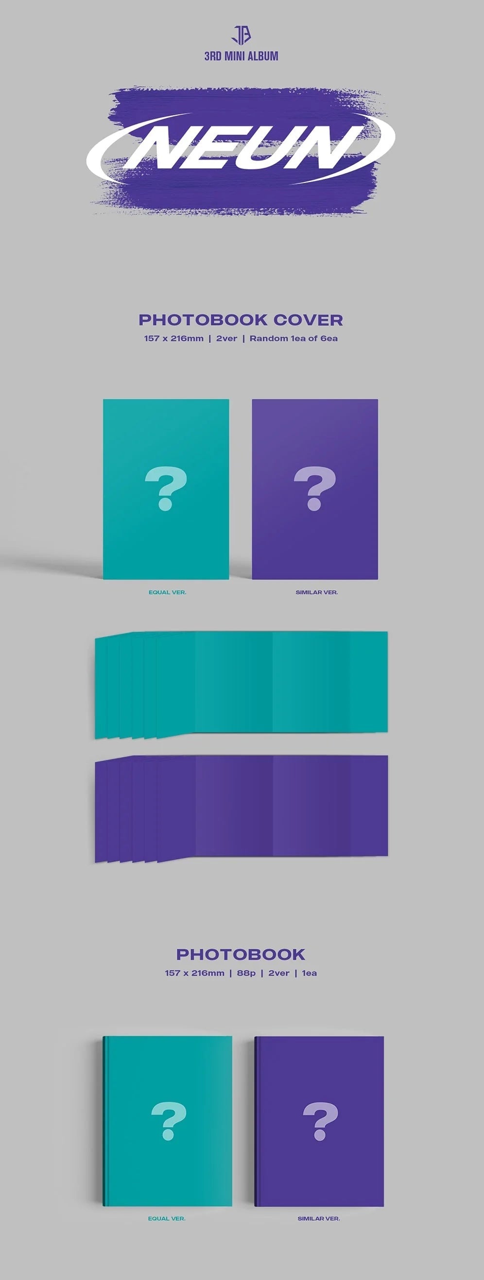 JUST B - [= (NEUN)] (3RD MINI ALBUM) Nolae Kpop