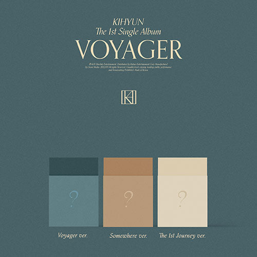 KIHYUN - VOYAGER (1ST SINGLE ALBUM) Nolae Kpop