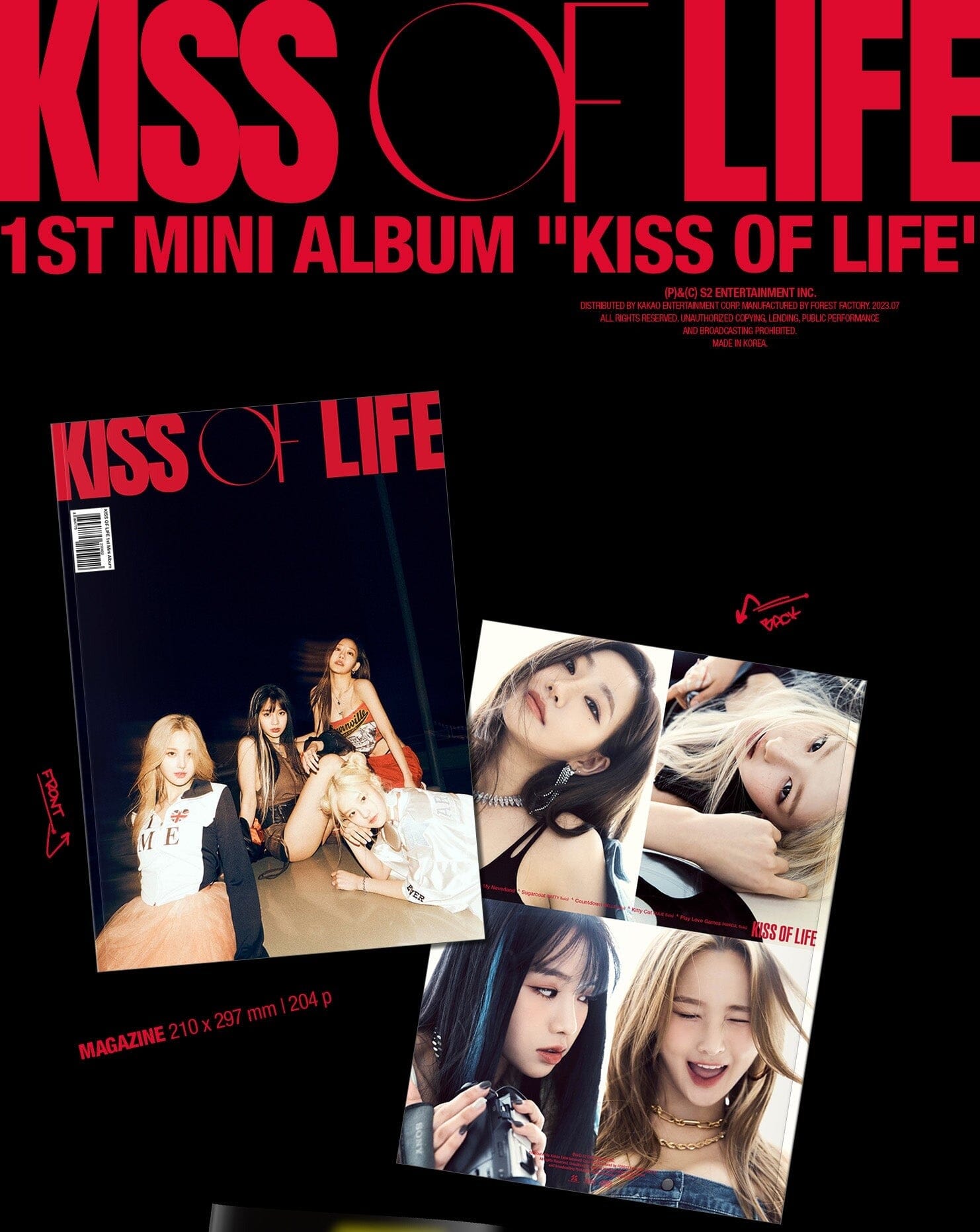 KISS OF LIFE - 1st Mini Album "KISS OF LIFE" Nolae Kpop