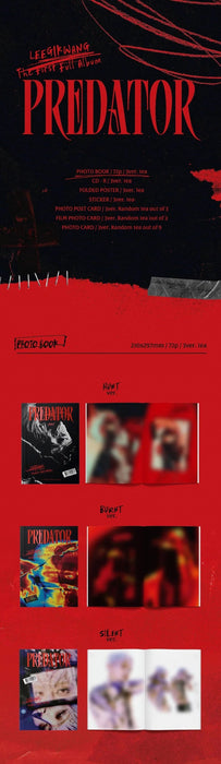 LEE GIKWANG - PREDATOR (1ST FULL ALBUM) Nolae Kpop