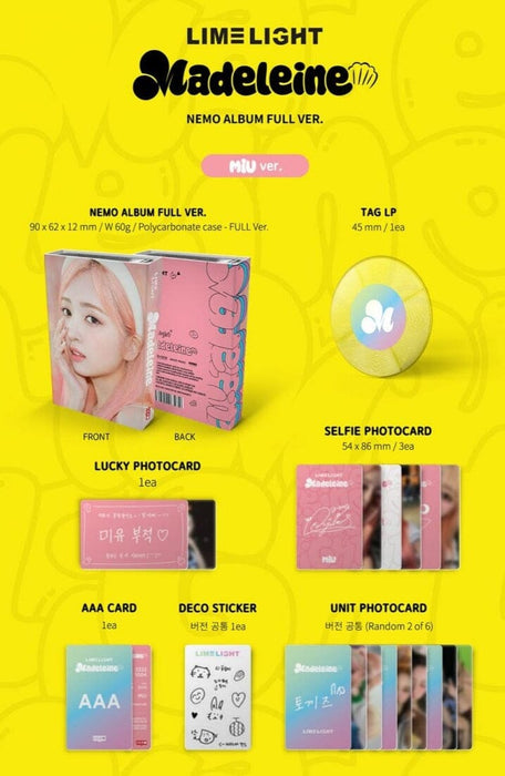 LIMELIGHT - MADELEINE (NEMO ALBUM FULL VER.) Nolae Kpop