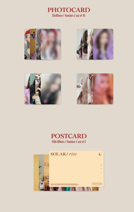 LUNARSOLAR - 2nd Single [SOLAR : RISE] - PRE ORDER
