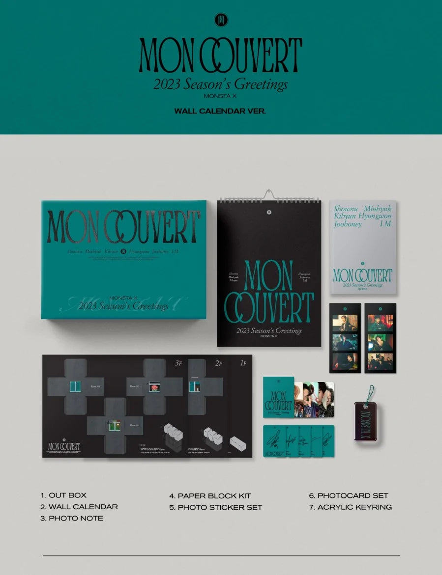 MONSTA X - 2023 SEASON'S GREETINGS "MON COUVERT" Nolae Kpop