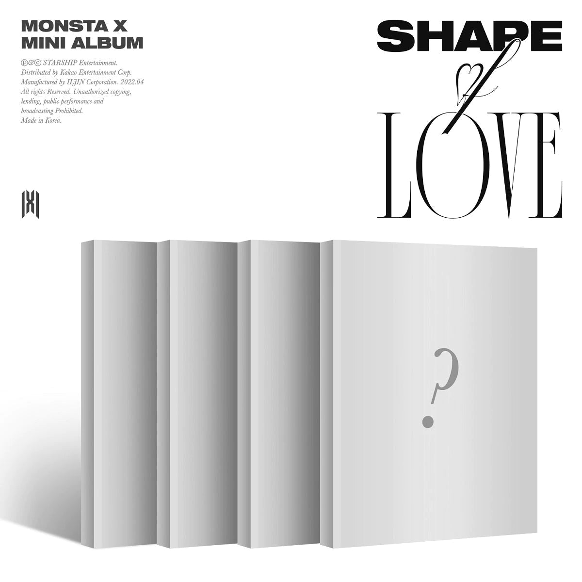 MONSTA X - [SHAPE OF LOVE] (11th Mini Album) Nolae Kpop