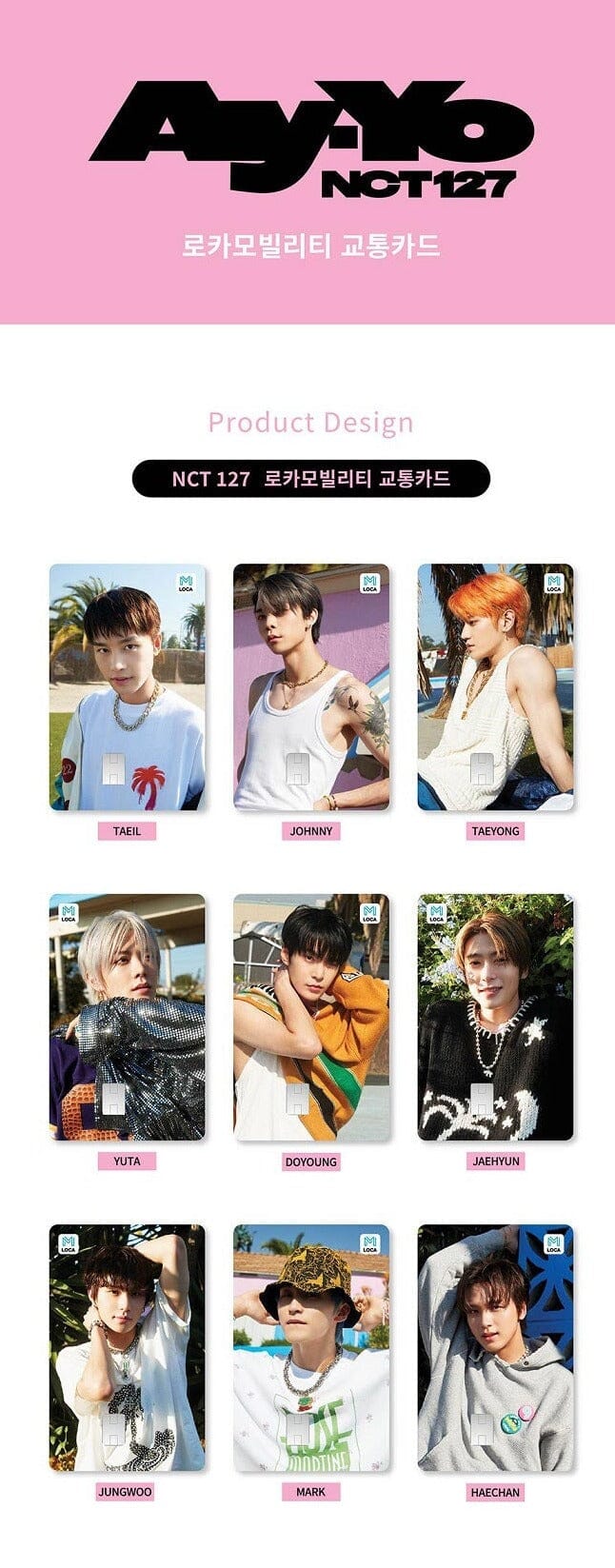 NCT 127 - [Ay-Yo] LOCA Mobility Card Nolae Kpop