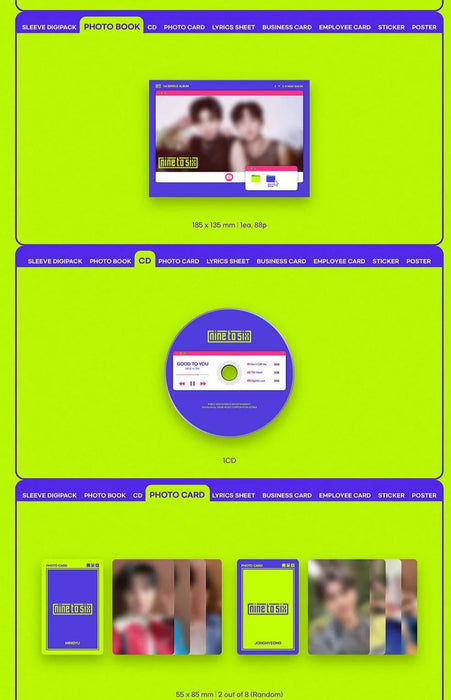 NINE TO SIX - GOOD TO YOU (1ST SINGLE ALBUM) Nolae Kpop