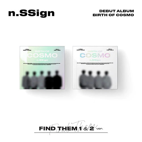 N.SSIGN - BIRTH OF COSMO (DEBUT ALBUM) FIND THEM Ver. Nolae Kpop