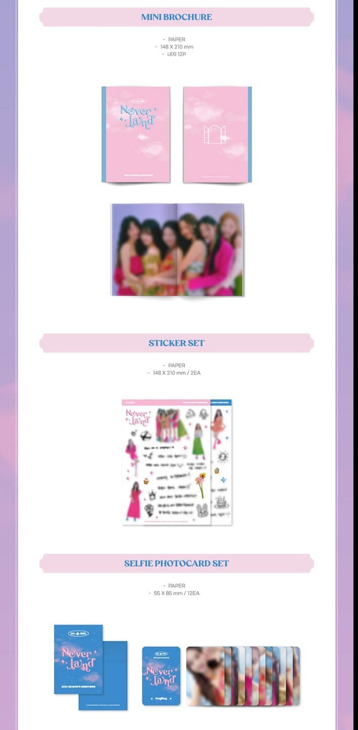 OH MY GIRL - 2023 Season's Greetings "Never Land" Nolae Kpop