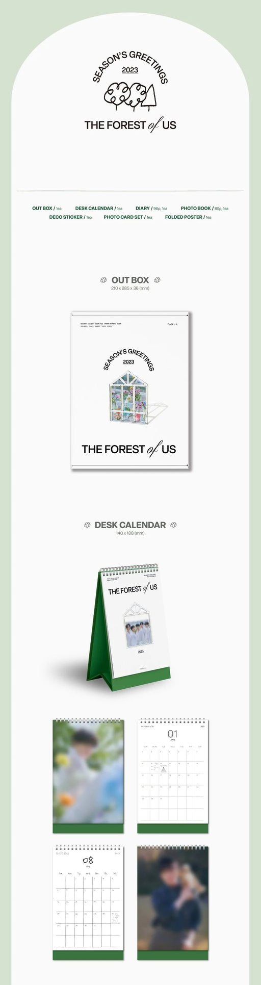 ONEUS - 2023 SEASON'S GREETINGS "The Forest Of Us" Nolae Kpop