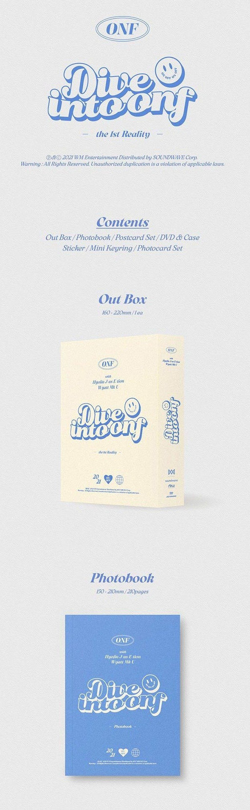 ONF - THE 1ST REALITY [Dive into ONF] DVD