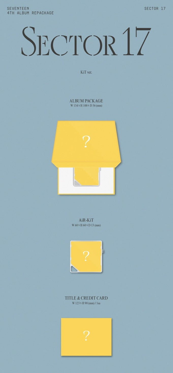 SEVENTEEN - 4th Album Repackage [SECTOR 17'] KiT ver. Nolae Kpop