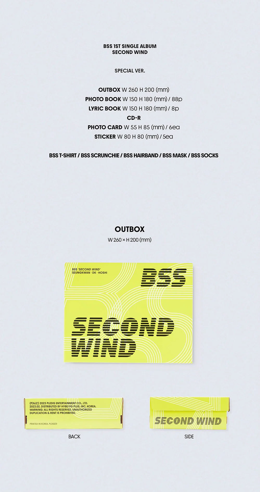 SEVENTEEN BSS - SECOND WIND (SPECIAL VER.) Nolae Kpop