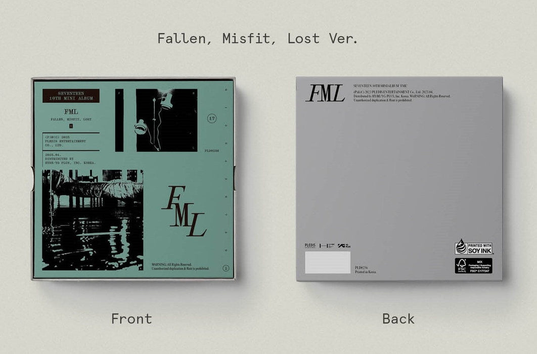 SEVENTEEN - 'FML' (10th Mini Album) Photobook Ver. Nolae Kpop