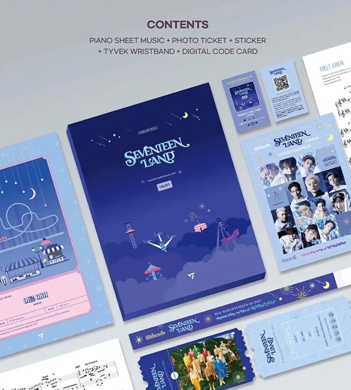 SEVENTEEN - PIANO SHEET MUSIC <SEVENTEEN LAND : DAY & NIGHT> Nolae Kpop