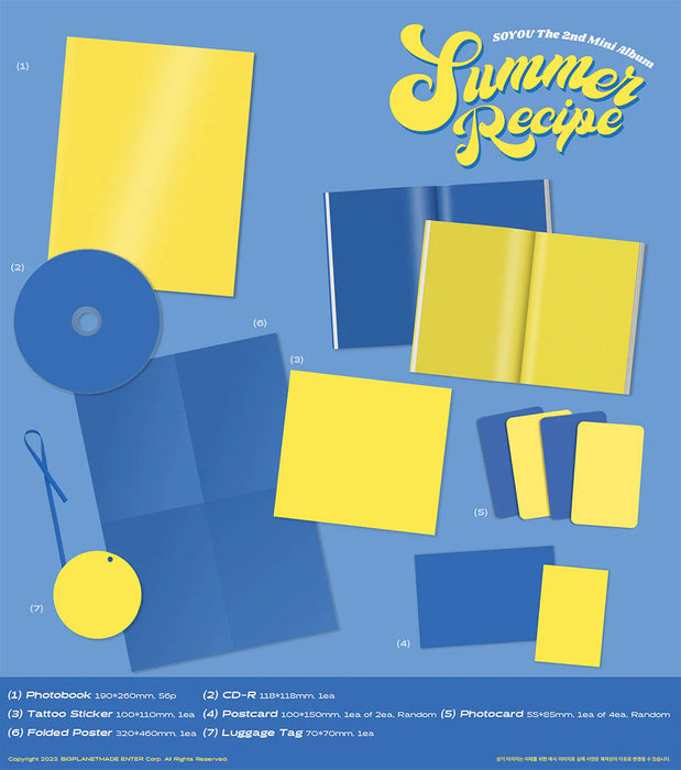SOYOU - SUMMER RECIPE (2ND MINI ALBUM) Nolae Kpop