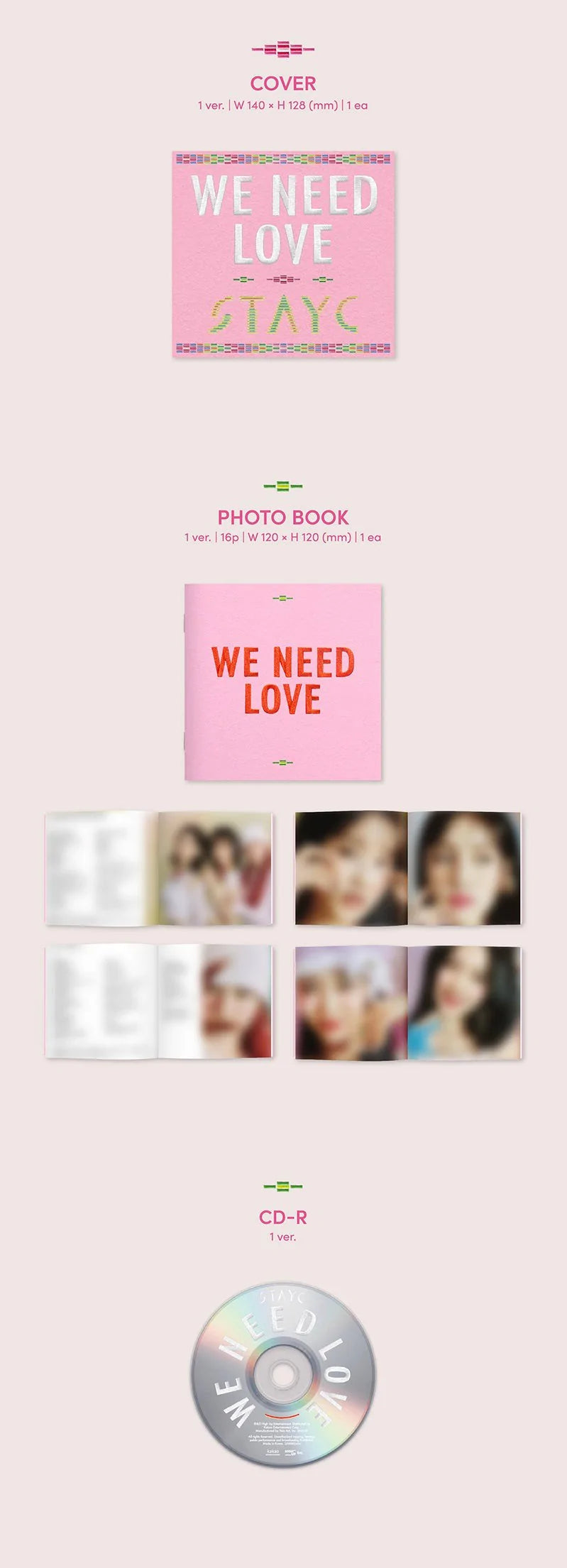 STAYC - [WE NEED LOVE] Digipack Ver. (Limited) Nolae Kpop