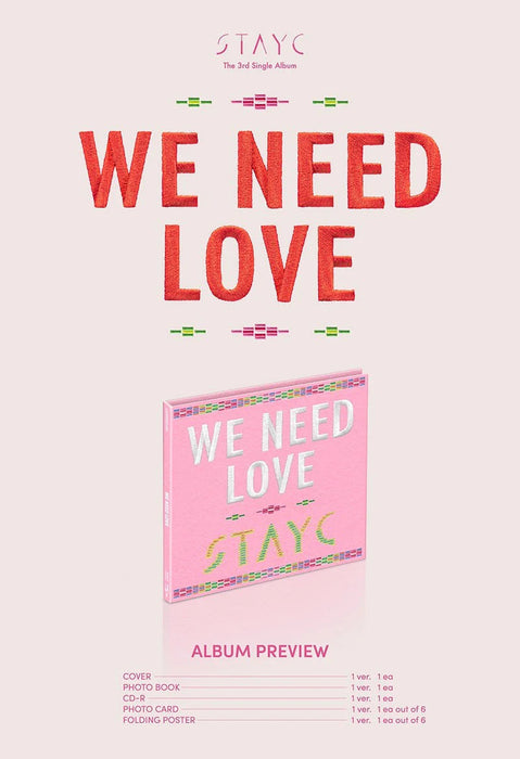 STAYC - [WE NEED LOVE] Digipack Ver. (Limited) Nolae Kpop