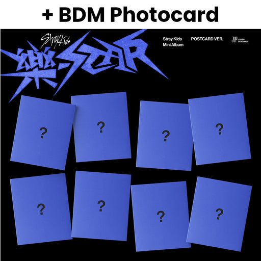 Stray Kids - "樂-STAR" Postcard Ver. + BDM Photocard Nolae Kpop