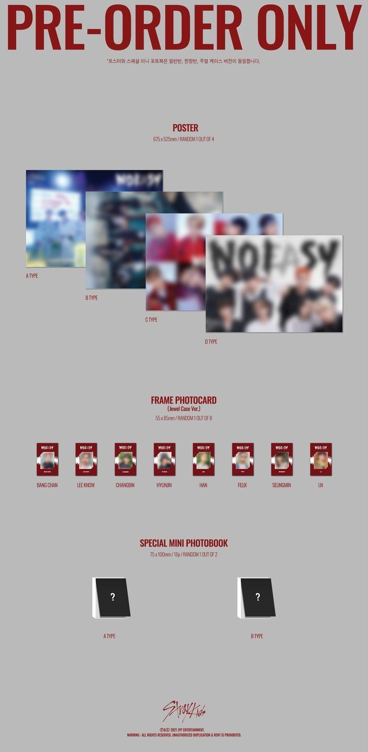 Stray Kids - NoEasy Album (Jewel Case Version)