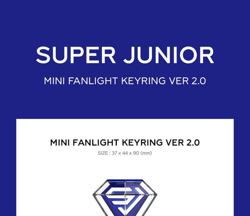 [SUPER JUNIOR] Official Fanlight (Light Stick) Mini Keyring VER 2.0