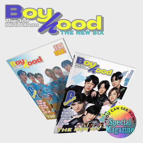 THE NEW SIX (TNX) - BOYHOOD (3RD MINI ALBUM) SOUNDWAVE LUCKY DRAW Nolae Kpop