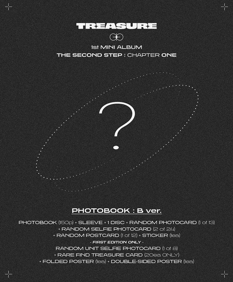 TREASURE - THE SECOND STEP CHAPTER ONE (1ST Mini Album Photobook Ver.) Nolae Kpop