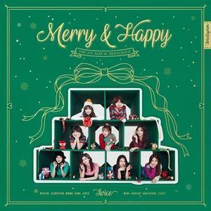 Twice 1st Album REPACKAGE - [MERRY & HAPPY] (MERRY Ver.) CD — Nolae