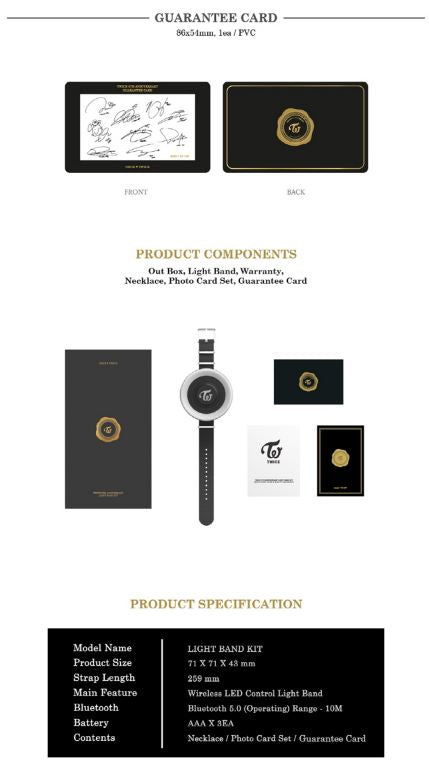 TWICE - LIGHT BAND KIT Nolae Kpop