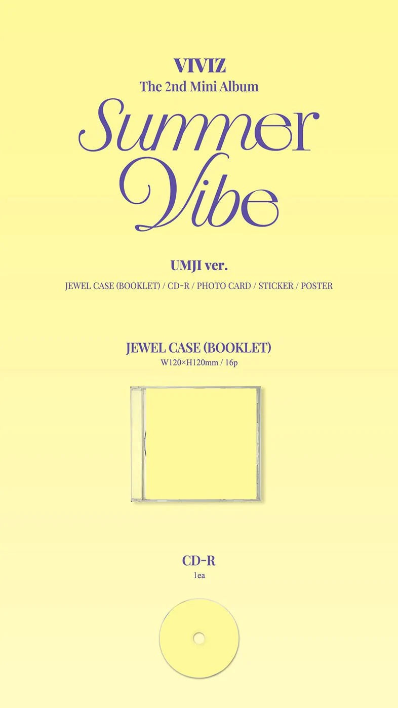 VIVIZ - 2ND MINI ALBUM SUMMER VIBE (JEWEL CASE) Nolae Kpop