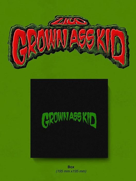 ZICO - GROWN ASS KID (4TH MINI ALBUM) Nolae Kpop